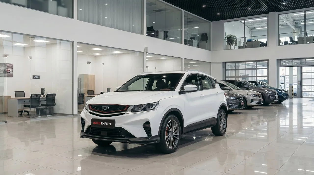 Same car: Large showroom
